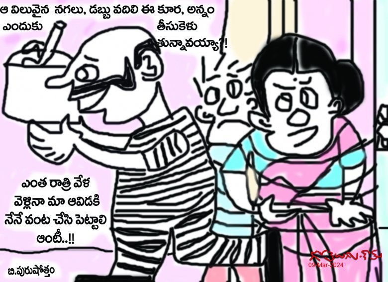 వంట చేసి పెట్టాలి..!